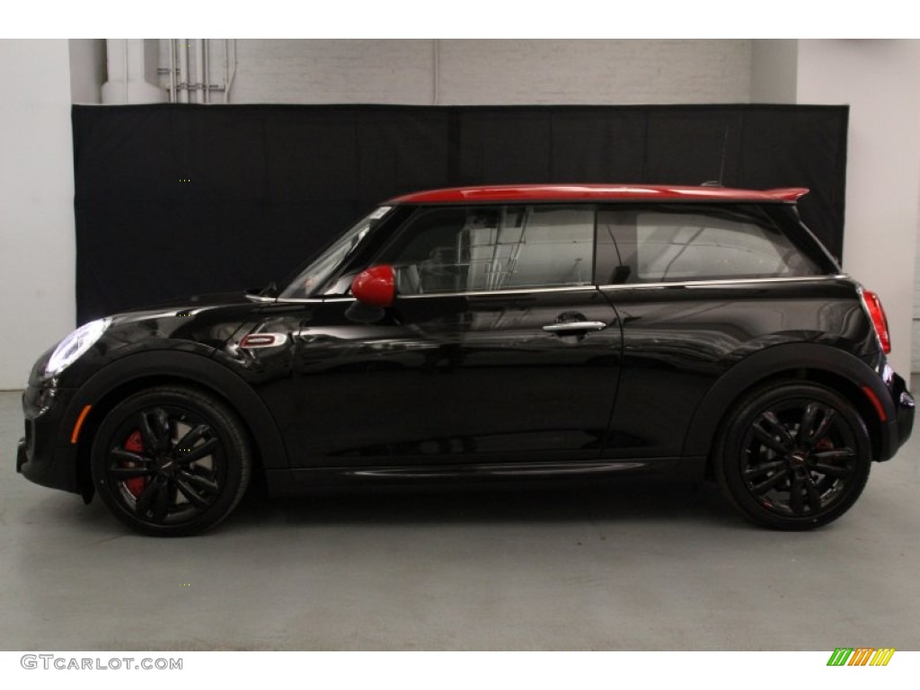 Midnight Black Metallic 2015 Mini Cooper John Cooper Works 2 Door Exterior Photo #103165745