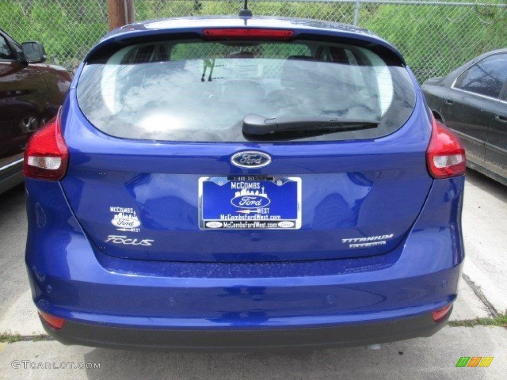 2015 Focus Titanium Hatchback - Performance Blue / Charcoal Black photo #11