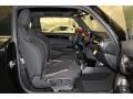 2015 Mini Cooper JCW Double Stripe Carbon Black/Dinamica Interior Front Seat Photo