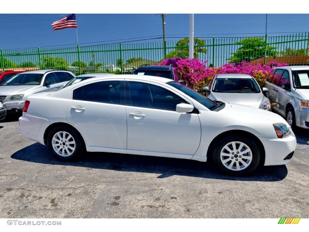 2011 Galant FE - White Pearl / Medium Gray photo #7