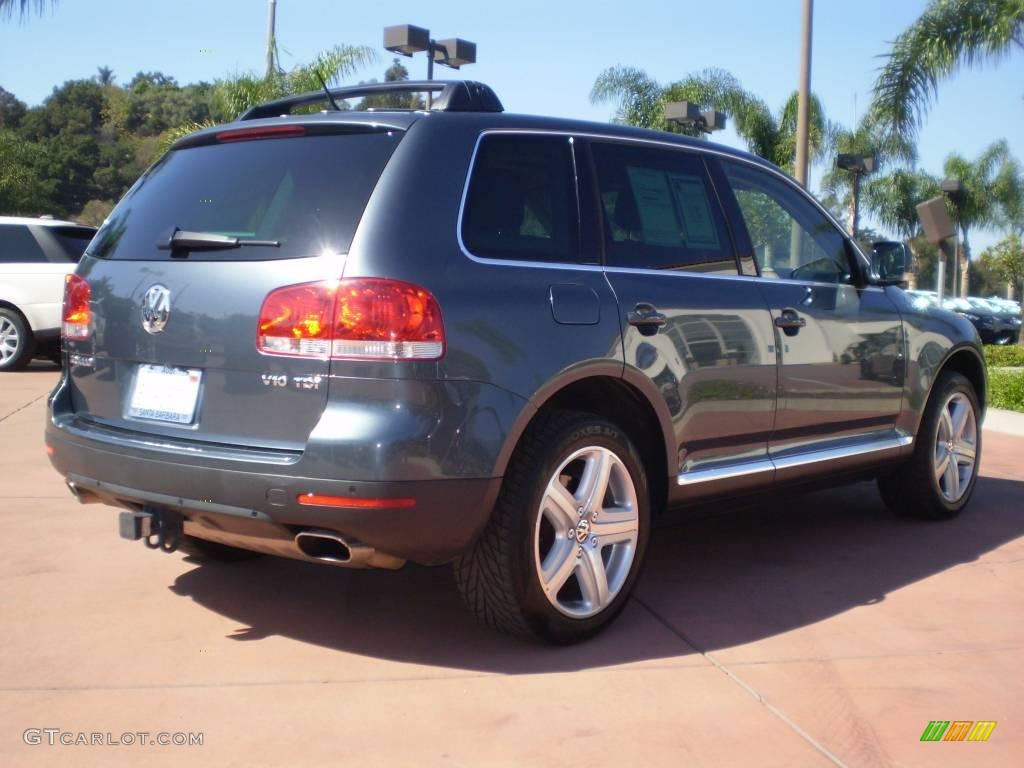 2006 Touareg V10 TDI - Reed Green Metallic / Kristal Grey photo #13