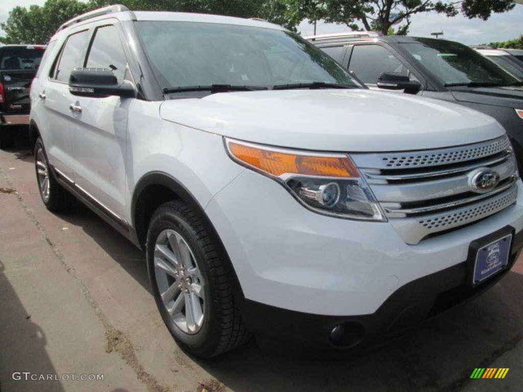 Oxford White Ford Explorer