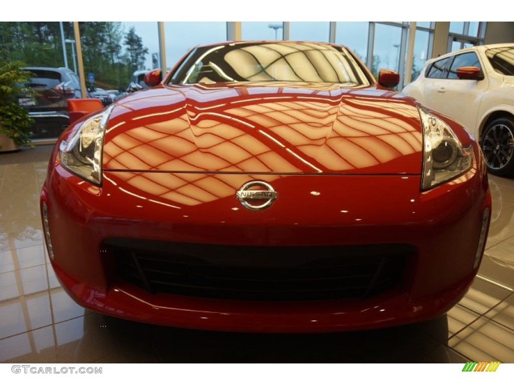 2015 370Z Sport Tech Coupe - Solid Red / Black photo #7