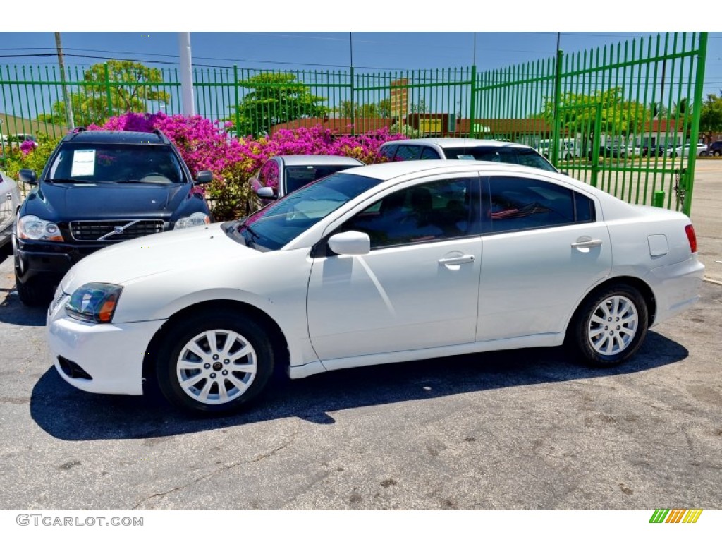 2011 Galant FE - White Pearl / Medium Gray photo #35