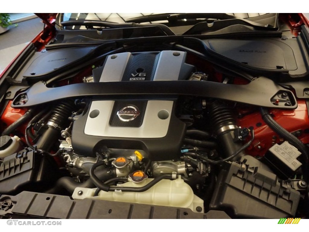 2015 370Z Sport Tech Coupe - Solid Red / Black photo #11