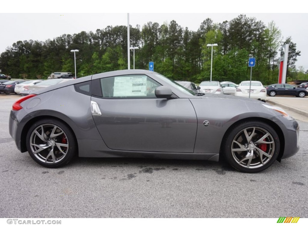 Gun Metallic 2015 Nissan 370Z Sport Coupe Exterior Photo #103167314
