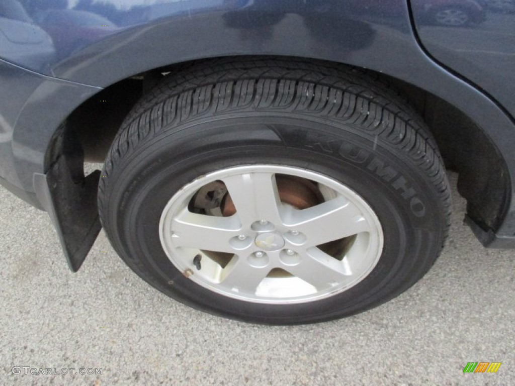 2007 Outlander LS 4WD - Deep Blue Metallic / Beige photo #3