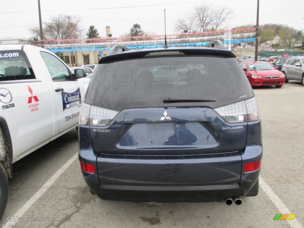 2007 Outlander LS 4WD - Deep Blue Metallic / Beige photo #5