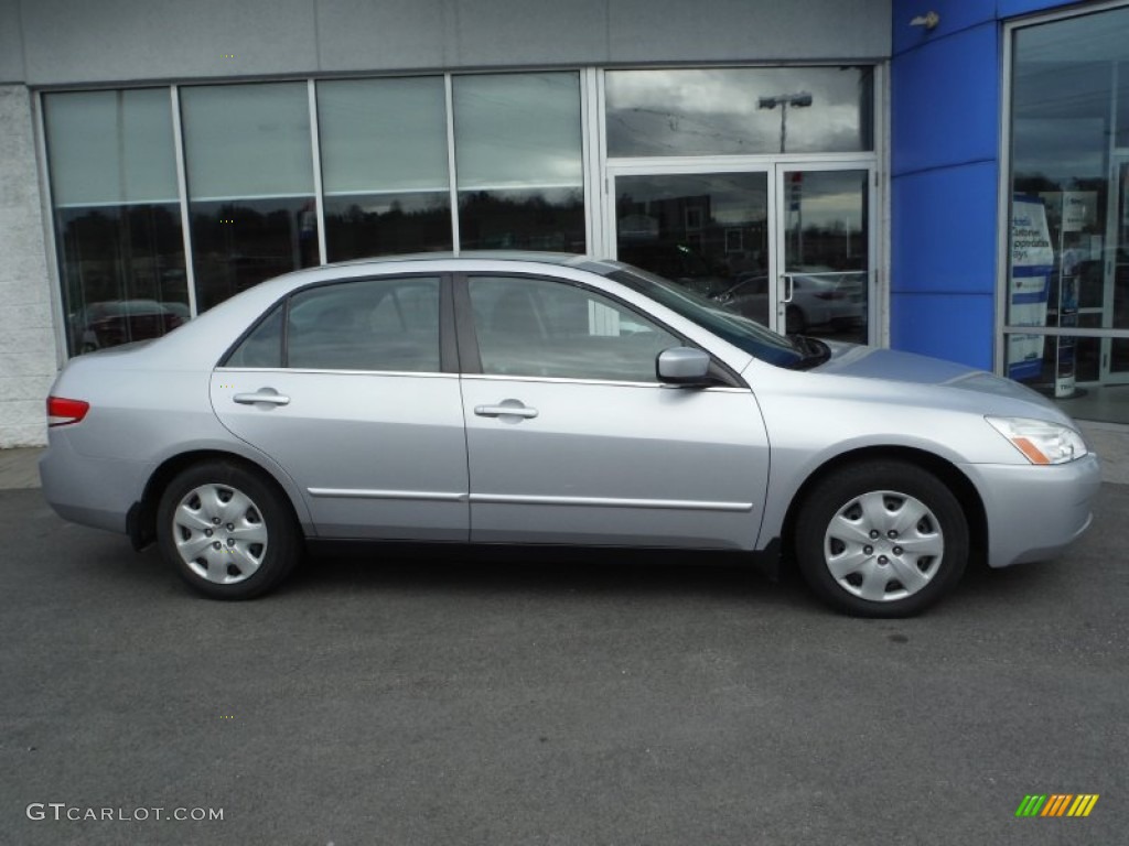 2003 Accord LX V6 Sedan - Satin Silver Metallic / Gray photo #2