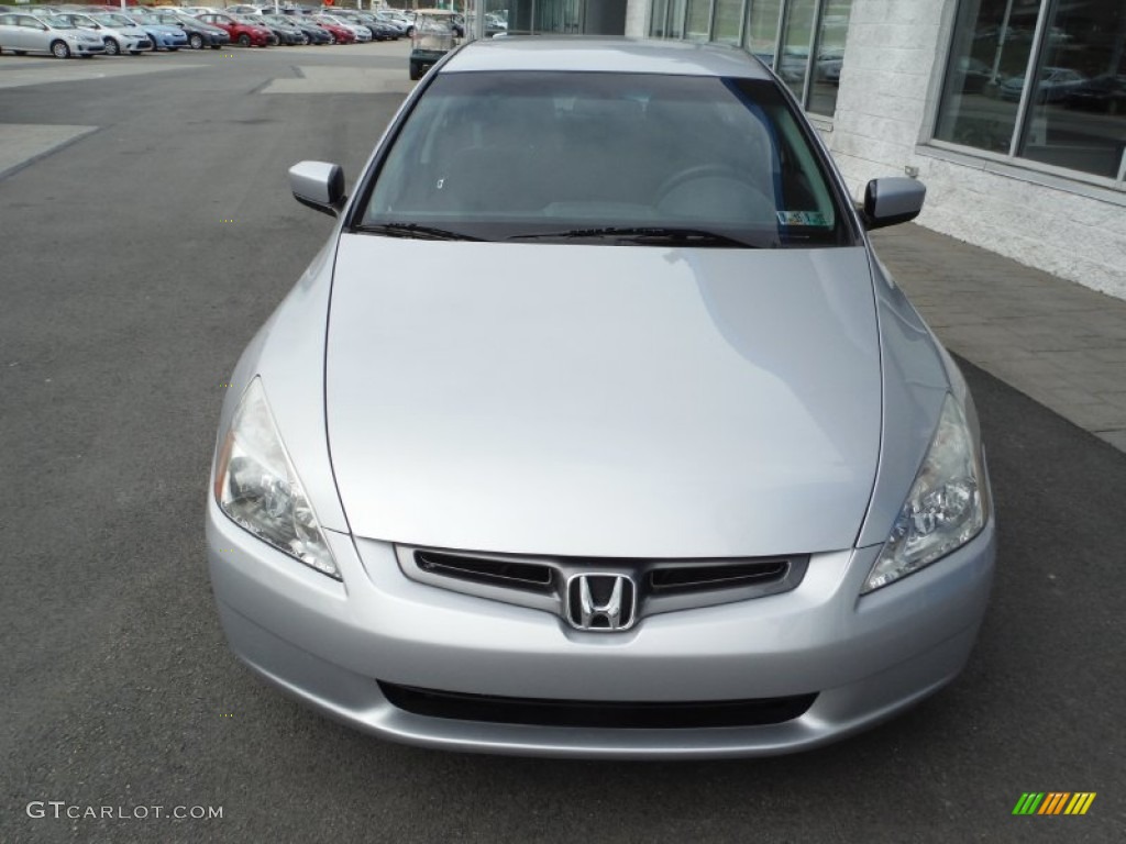 2003 Accord LX V6 Sedan - Satin Silver Metallic / Gray photo #4