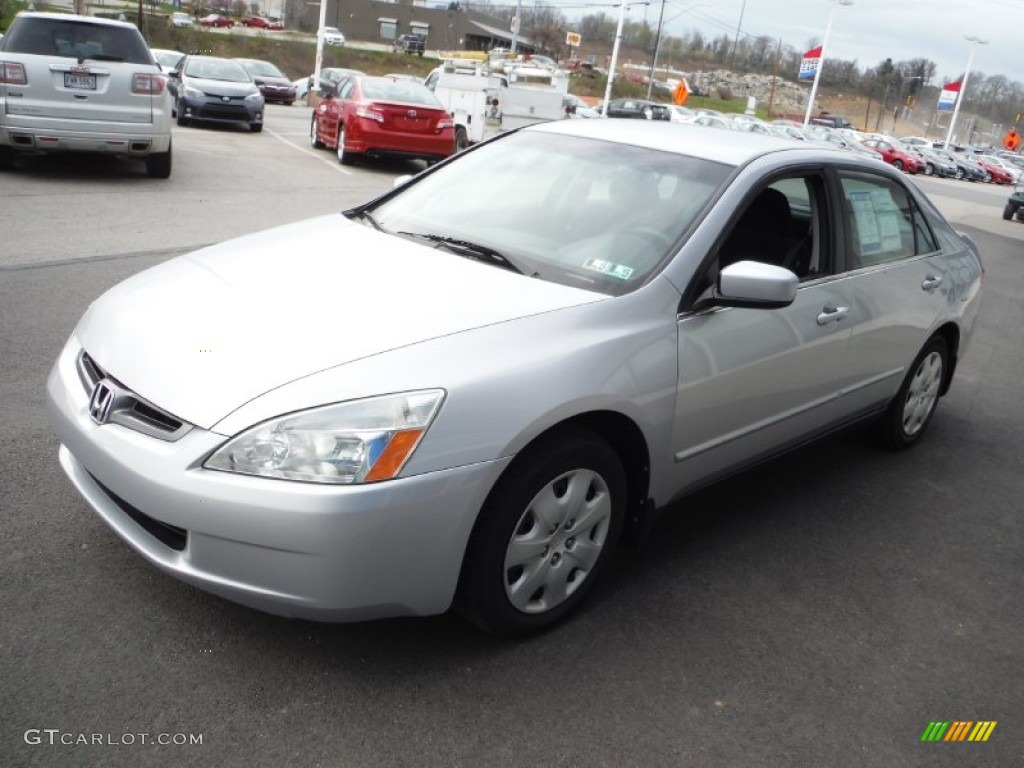 2003 Accord LX V6 Sedan - Satin Silver Metallic / Gray photo #5