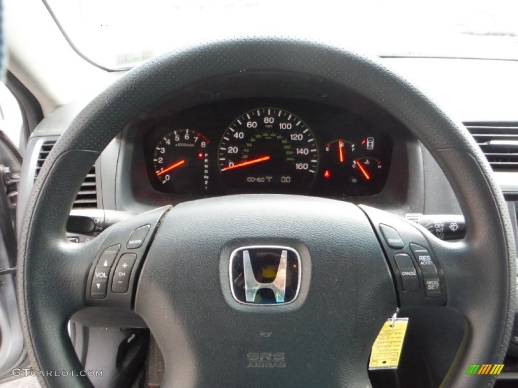 2003 Accord LX V6 Sedan - Satin Silver Metallic / Gray photo #18