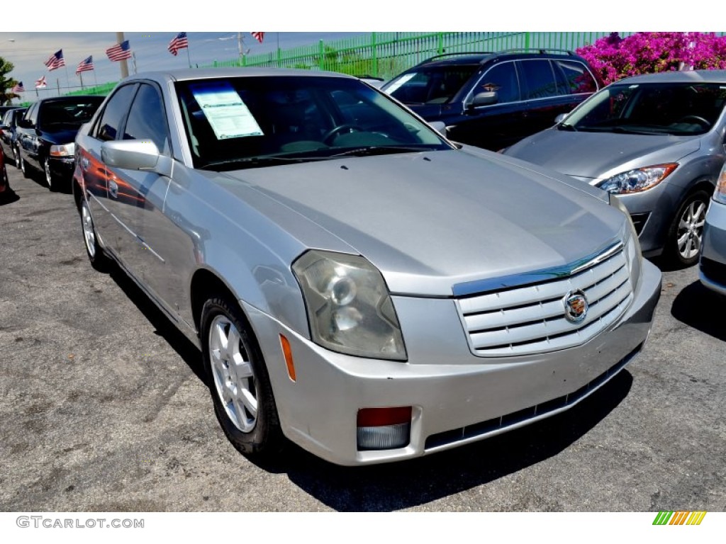 2006 CTS Sedan - Silver Smoke / Light Gray/Ebony photo #3