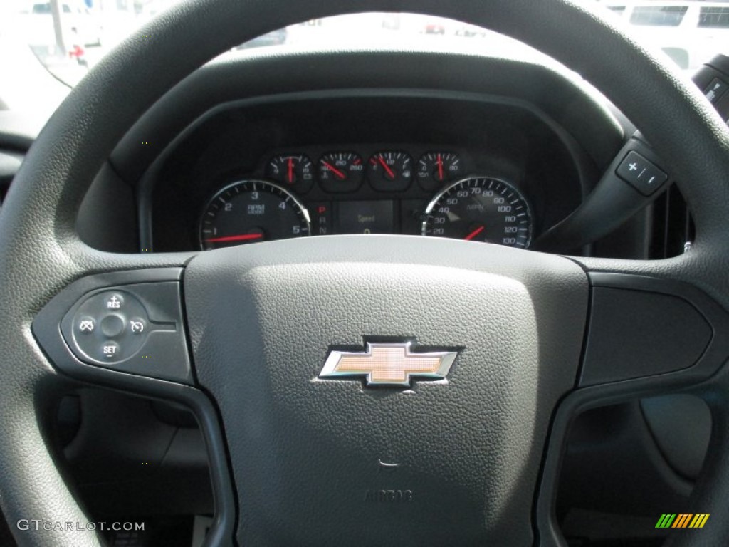 2015 Silverado 3500HD WT Crew Cab 4x4 - Summit White / Jet Black/Dark Ash photo #13