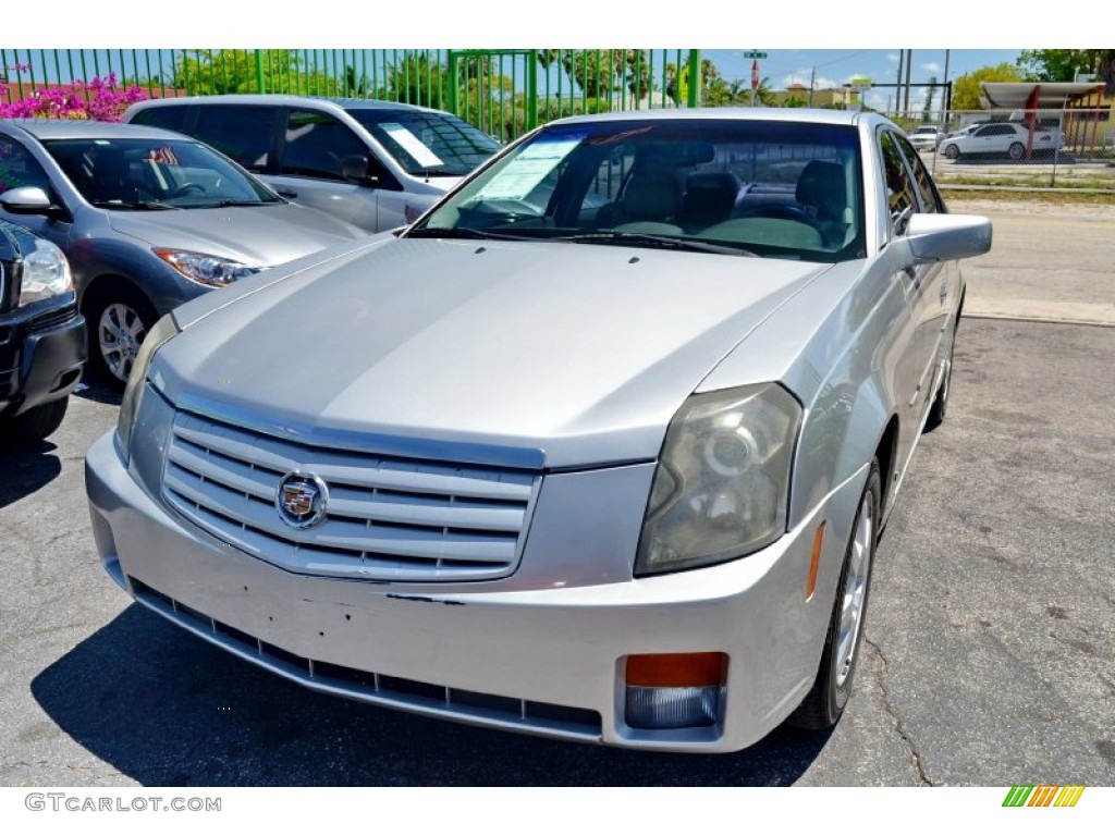 2006 CTS Sedan - Silver Smoke / Light Gray/Ebony photo #31