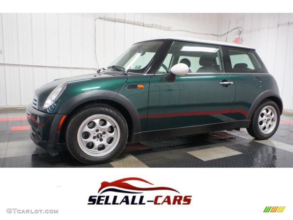 2005 Cooper Hardtop - British Racing Green Metallic / Space Grey/Panther Black photo #1
