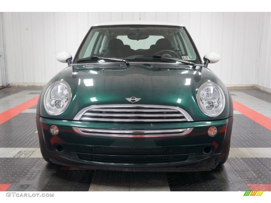 2005 Cooper Hardtop - British Racing Green Metallic / Space Grey/Panther Black photo #4