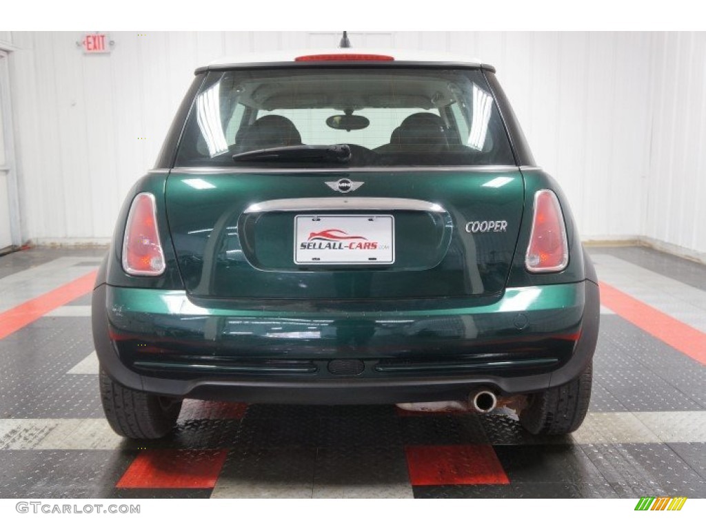 2005 Cooper Hardtop - British Racing Green Metallic / Space Grey/Panther Black photo #9