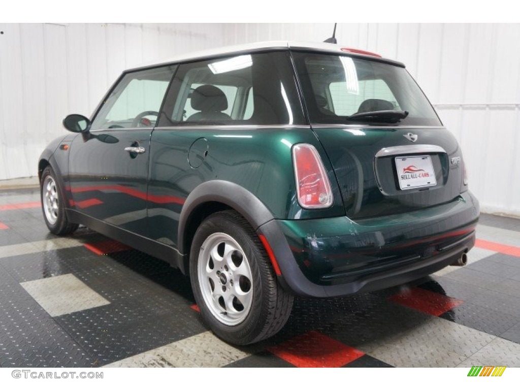 2005 Cooper Hardtop - British Racing Green Metallic / Space Grey/Panther Black photo #10