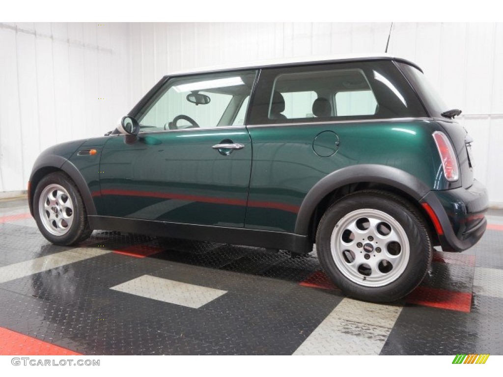 2005 Cooper Hardtop - British Racing Green Metallic / Space Grey/Panther Black photo #11