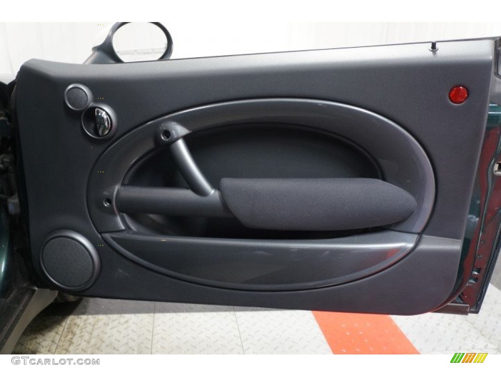 2005 Cooper Hardtop - British Racing Green Metallic / Space Grey/Panther Black photo #14