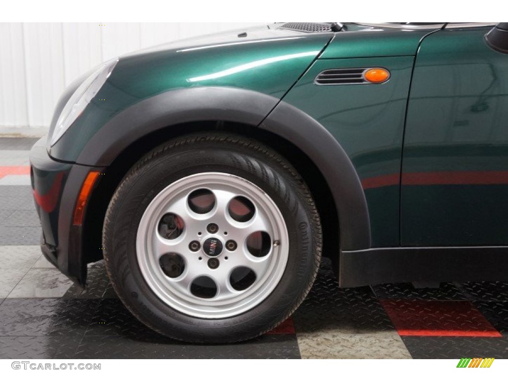 2005 Cooper Hardtop - British Racing Green Metallic / Space Grey/Panther Black photo #52