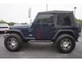 2002 Patriot Blue Pearl Jeep Wrangler Sport 4x4  photo #4