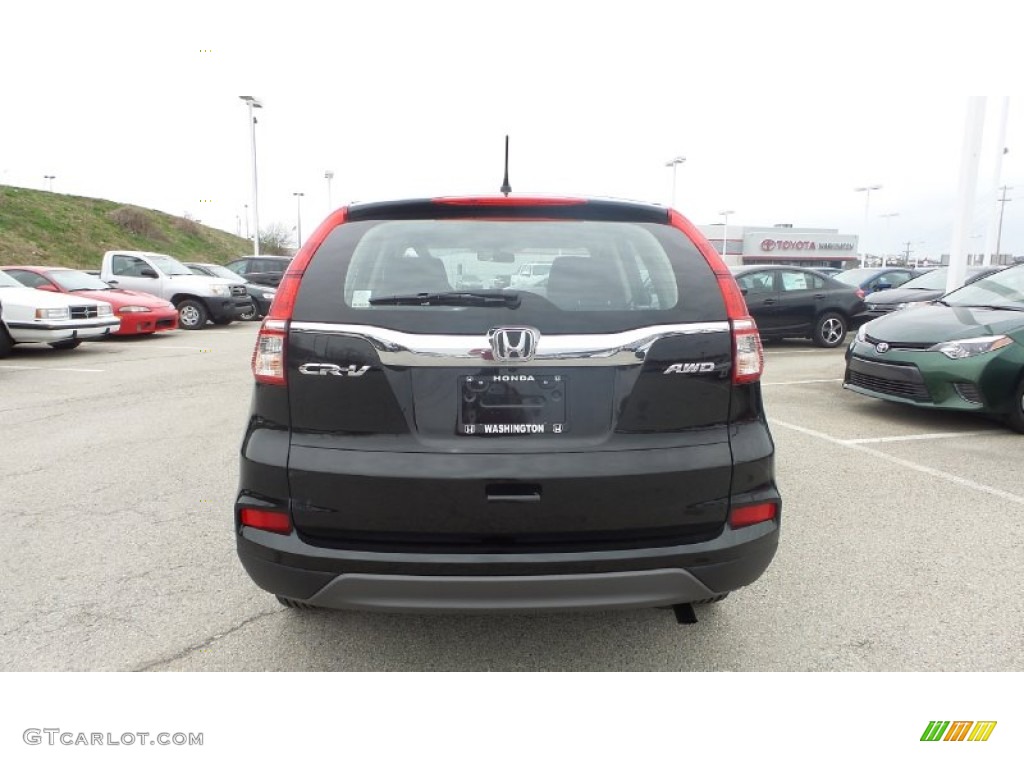 2015 CR-V LX AWD - Crystal Black Pearl / Black photo #5