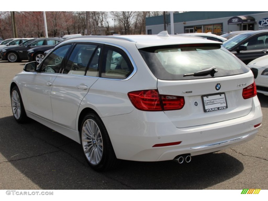 2015 3 Series 328i xDrive Sports Wagon - Alpine White / Venetian Beige photo #5