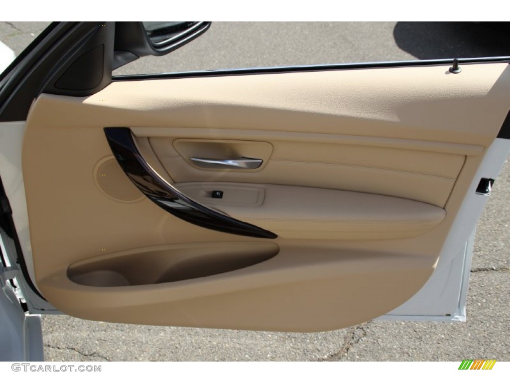 2015 BMW 3 Series 328i xDrive Sports Wagon Venetian Beige Door Panel Photo #103172975