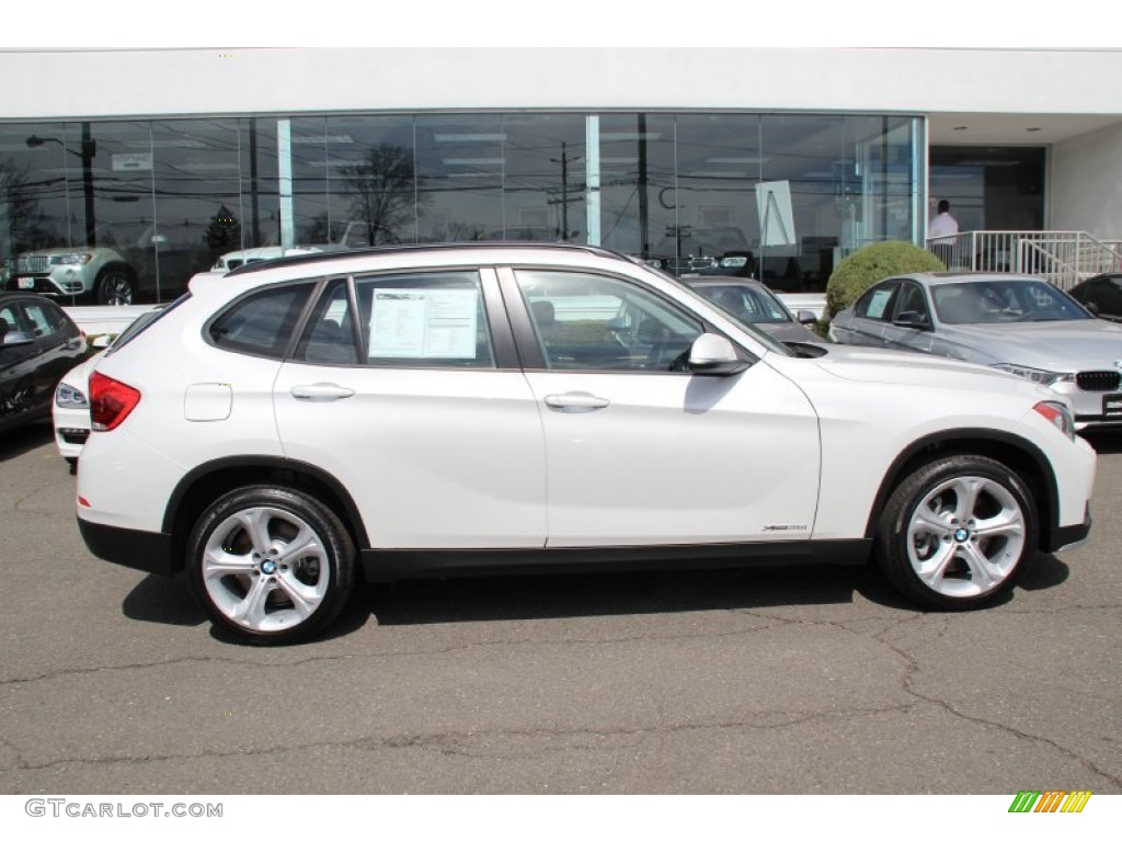 Mineral White Metallic 2015 BMW X1 xDrive35i Exterior Photo #103173200
