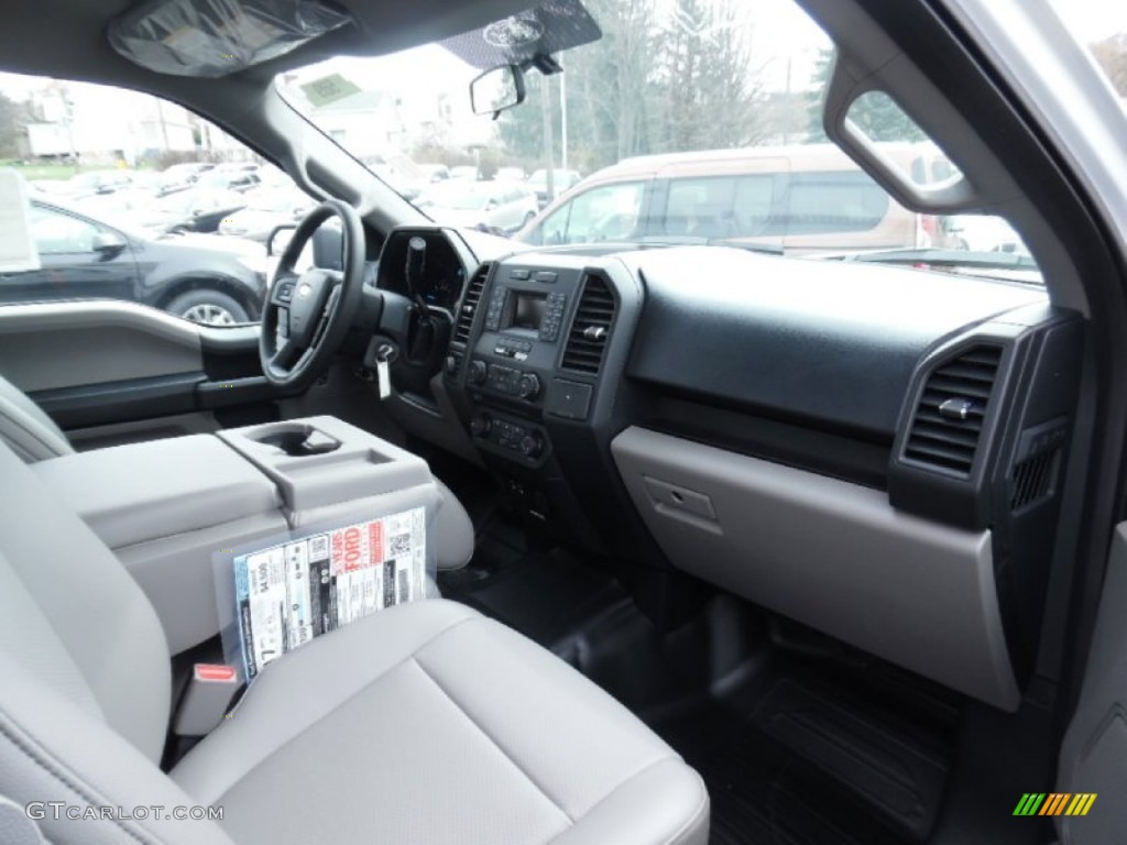 2015 F150 XL SuperCab 4x4 - Oxford White / Medium Earth Gray photo #8