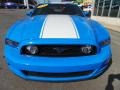 2014 Grabber Blue Ford Mustang GT Premium Coupe  photo #2