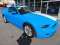 2014 Grabber Blue Ford Mustang GT Premium Coupe  photo #7