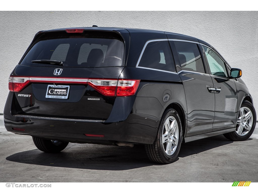 2011 Odyssey Touring - Crystal Black Pearl / Gray photo #16