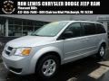 Bright Silver Metallic 2010 Dodge Grand Caravan SE Hero