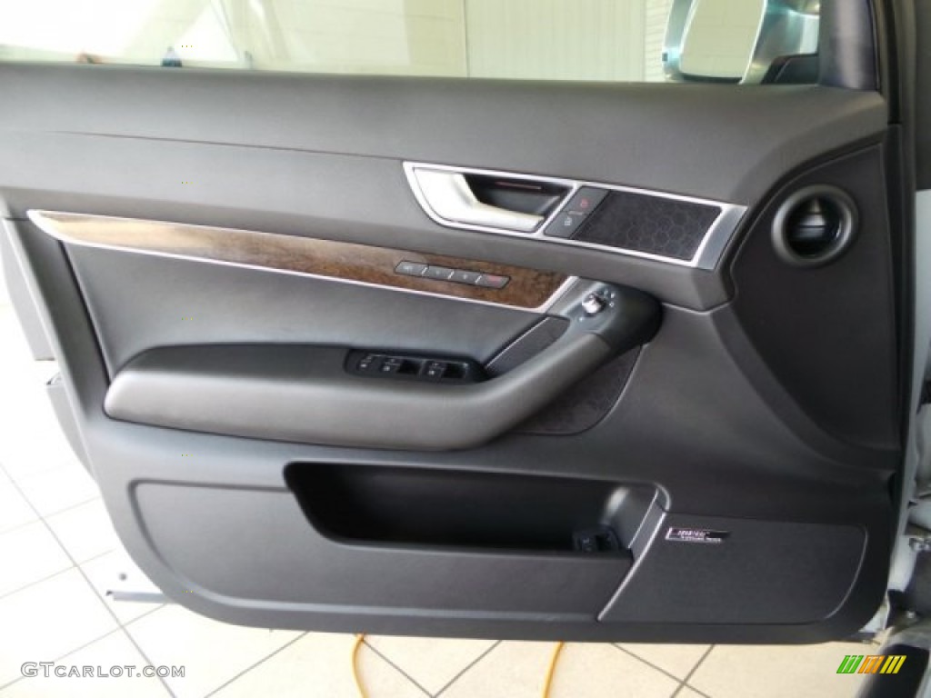 2009 S6 5.2 quattro Sedan - Ice Silver Metallic / Black photo #12