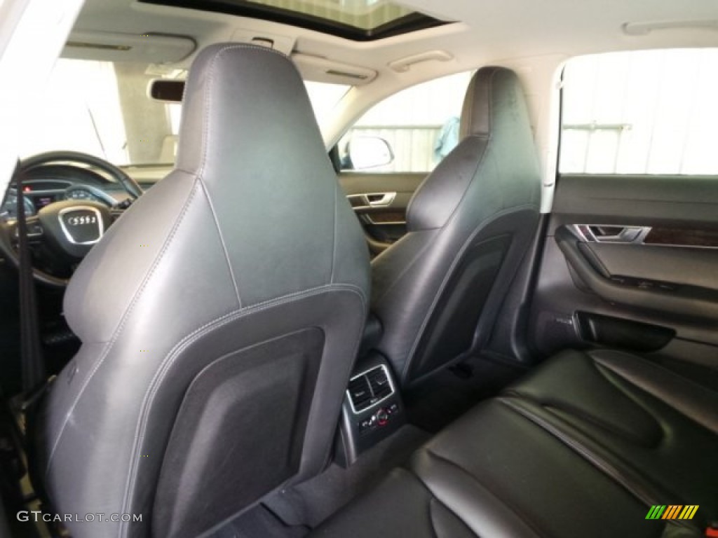 2009 S6 5.2 quattro Sedan - Ice Silver Metallic / Black photo #32