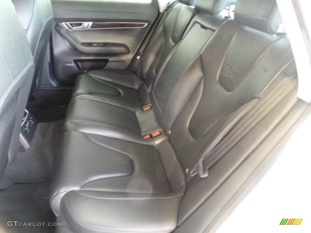 2009 S6 5.2 quattro Sedan - Ice Silver Metallic / Black photo #33
