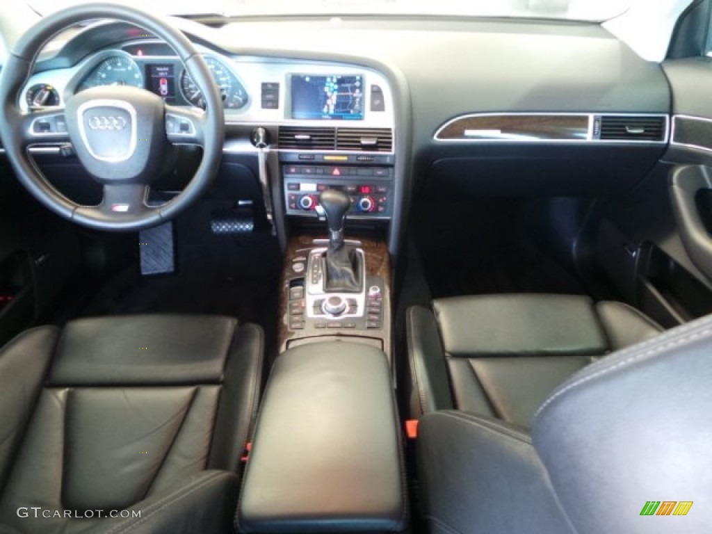 2009 S6 5.2 quattro Sedan - Ice Silver Metallic / Black photo #34