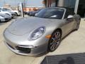 Platinum Silver Metallic - 911 Carrera 4S Cabriolet Photo No. 3