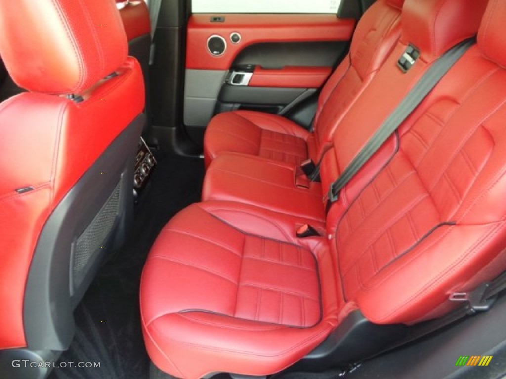 Ebony/Pimento/Pimento Interior 2014 Land Rover Range Rover Sport Autobiography Photo #103180046
