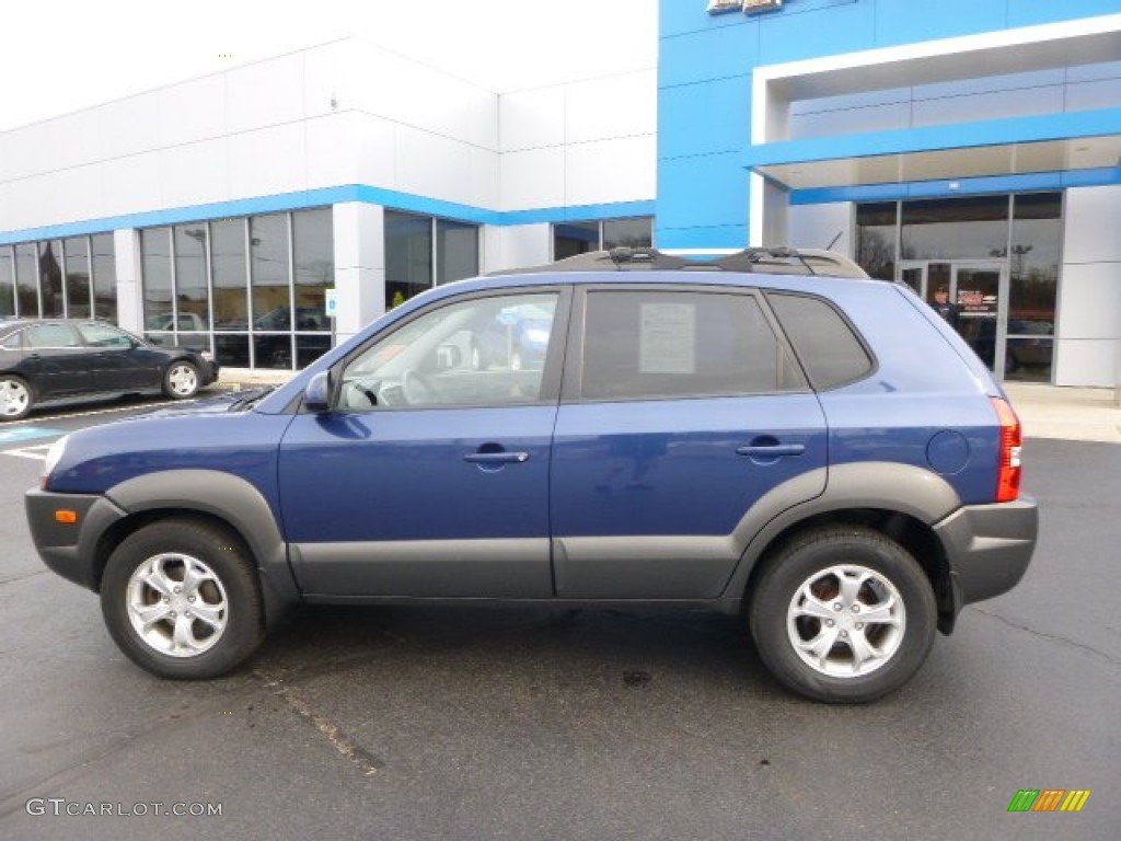 2009 Tucson SE V6 4WD - Nautical Blue / Gray photo #2