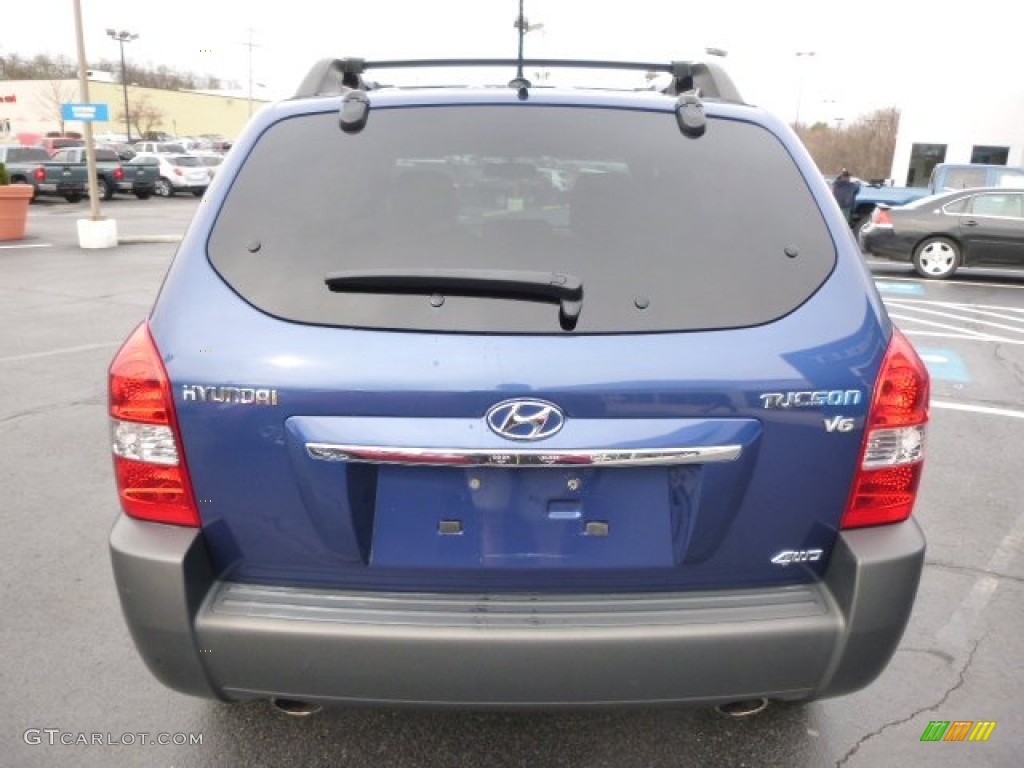 2009 Tucson SE V6 4WD - Nautical Blue / Gray photo #4