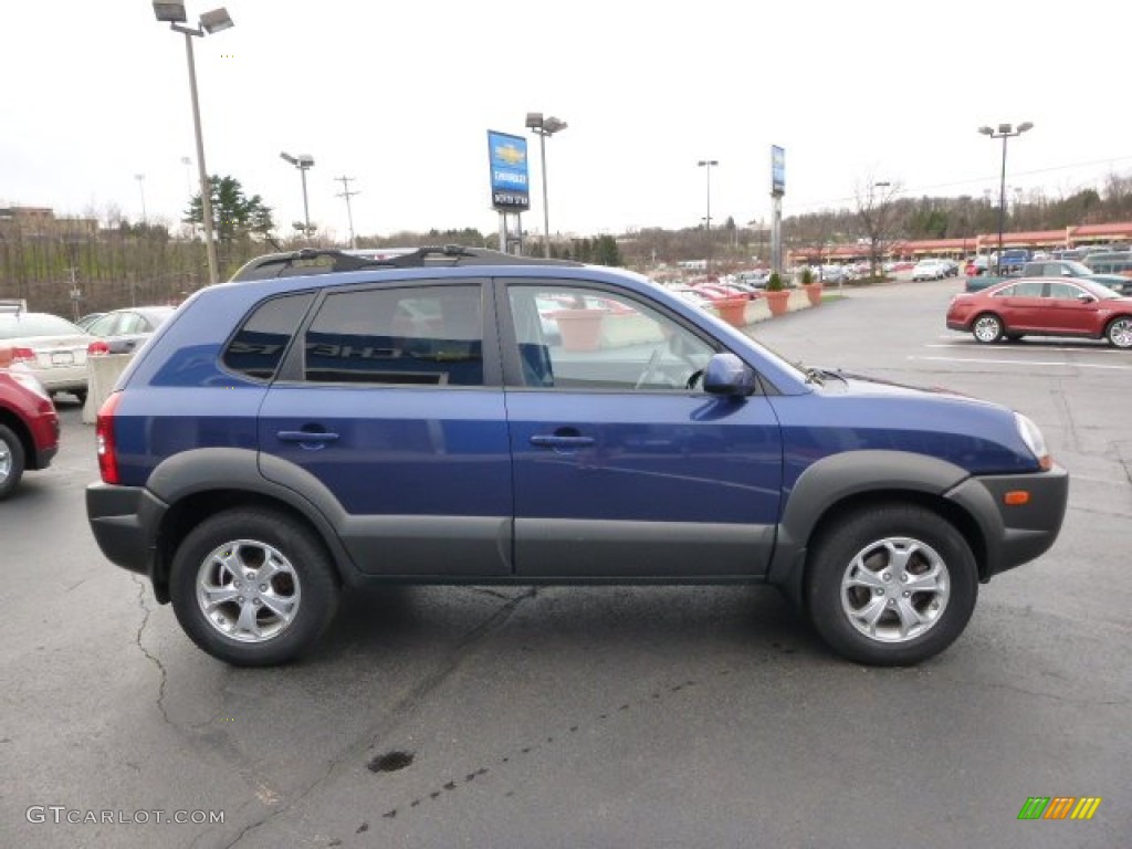 2009 Tucson SE V6 4WD - Nautical Blue / Gray photo #6