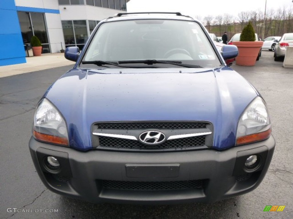 2009 Tucson SE V6 4WD - Nautical Blue / Gray photo #8