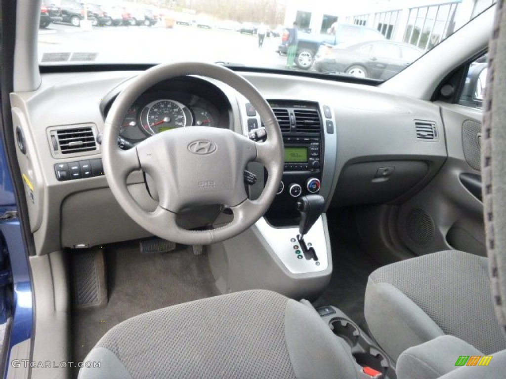 2009 Tucson SE V6 4WD - Nautical Blue / Gray photo #12