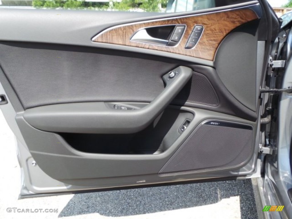 2016 Audi A6 3.0 TFSI Prestige quattro Black Door Panel Photo #103180757