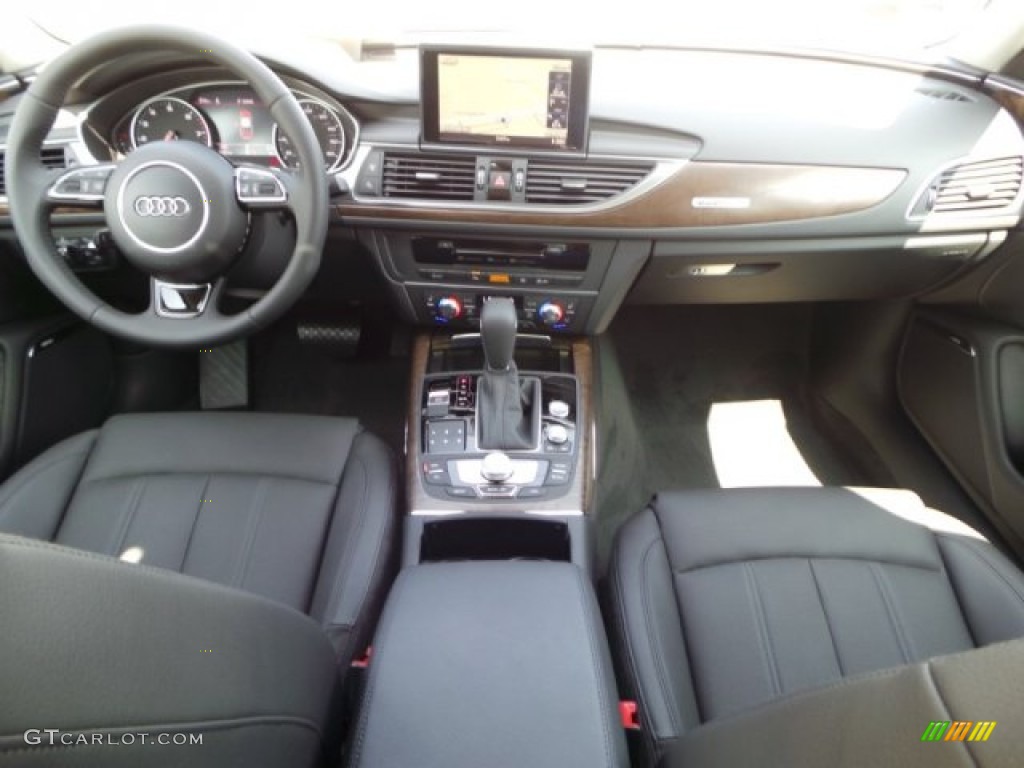 2016 Audi A6 3.0 TFSI Prestige quattro Black Dashboard Photo #103180988