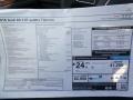  2016 A6 3.0 TFSI Prestige quattro Window Sticker